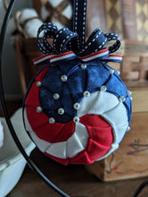 Load image into Gallery viewer, Ornament, Patriotic pinwheel
