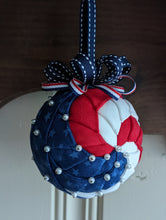 Load image into Gallery viewer, Ornament, Patriotic pinwheel
